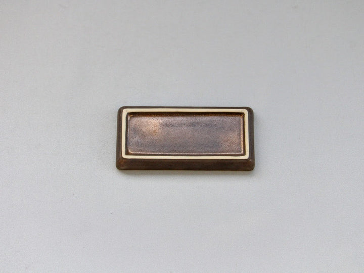 Gold Clay Glazed Square accessory - Crafted By Kikaku Pottery